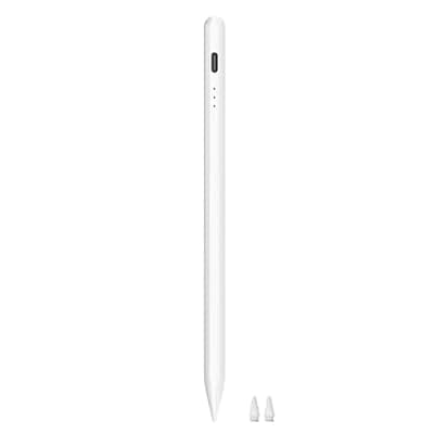 Stylus Pen for iPad 2018-2024, Fast Charging Apple Pencil (1st Gen) With Tilt Sensitivity & Palm Rejection, Magnetic Pen for iPad Air 3/4/5, Mini 5/6, 6-10 Gen, Pro 11/12.9"
