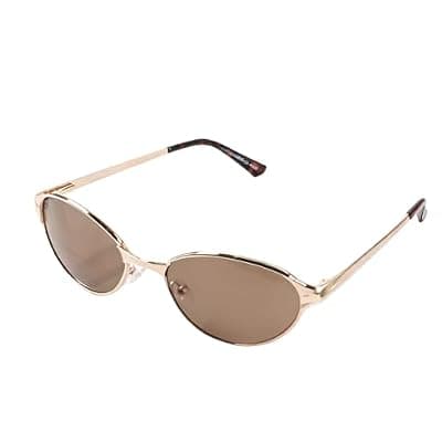 [Vylenxio] Vylenxio Retro Oval Sunglasses for Women Men, 90s Y2K Vintage Metal Frame, UV400 Protection Shades, VY5802