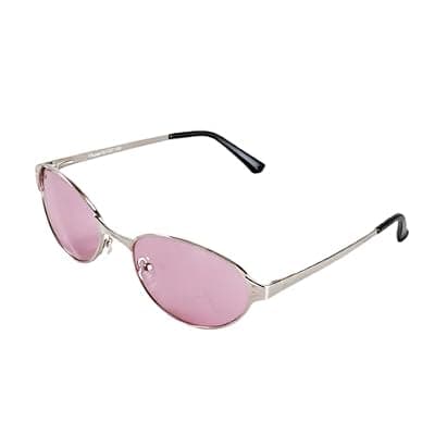 [Vylenxio] Vylenxio Retro Oval Sunglasses for Women Men, 90s Y2K Vintage Metal Frame, UV400 Protection Shades, VY5802