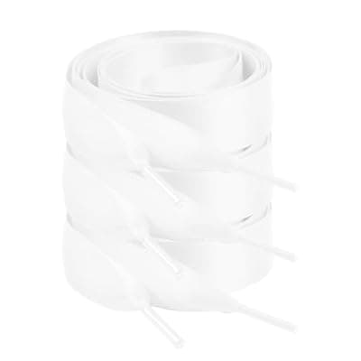 [Ciormis] Ciormis Flat Shoelaces for Sneakers-3 Pairs Colorful 47"/55" Replacement Shoe Laces for Men Women Athletic Boots Canvas Shoes