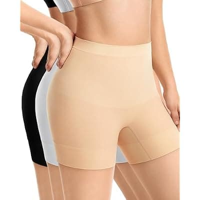 [ForeverShaper] ForeverShaper Shapewear Tummy Control Seamless Slip Shorts for Under Dress Breathable Anti Chafing Shaper Shorts for Women