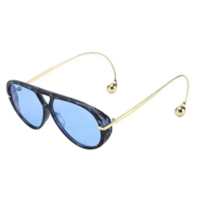 [SODQW] SODQW Oversized Aviator Sunglasses for Women With Earrings Trendy Large Big XL Size 2026 Designer Ladies Shades