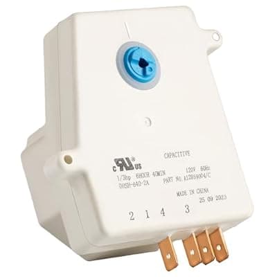 [GREALTH] 5304526183 Refrigerator Defrost Timer (6hr 40min) Compatible with Frigidaire WhiteWestinghouse, Replacement Part 5304522331 4960382 AP7014390 PS16227343 EAP16227343