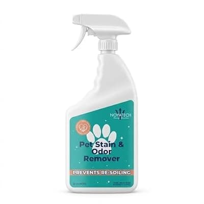 [NOYATECH] NOYATECH Pet Stain & Odor Remover – Fast-Acting Enzyme Cleaner for Dog & Cat Urine | Safe for Carpet, Couch, Turf, Tile & More | Non-Toxic, Kid & Pet Safe Spray