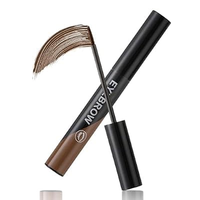 [Ihrlpxkc] Eyebrow Gel - Eyebrow Tint Peel Off, Long-Lasting & Waterproof Brow Gel, Eyebrow Tattoo Creating Charming Voluminous Eyebrow Color for Women, No Transfer, No Smudge (Light Brown)