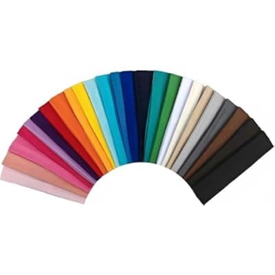 [FODALUN] 25 Pack Headbands for Women 25 Colors Head Bands for Women's Hair, Non Slip Stretchy Elastic Headbands for Yoga Running Gym