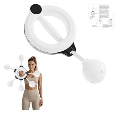 [odotizn] Infinity Hoop for Arms-360° Rotating Hand-Crank Exerciser for Toning & Muscle Sculpting,Portable Forearm&Chest Strength Training Equipment for Home & Office Workout