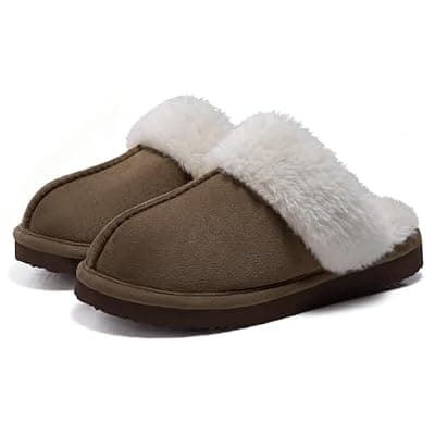 [Litfun] Litfun Women's Fuzzy Memory Foam Slippers Fluffy Winter House Shoes Indoor and Outdoor