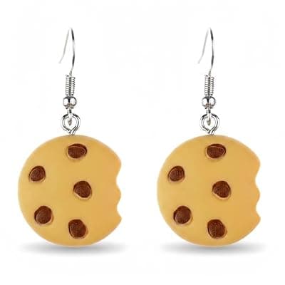[ACKKOR] ACKKOR Dangle Earrings Cookie Funny Jewelry Gifts for Women Girlfriend