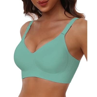 [HORISUN] HORISUN Comfortable Seamless Full Coverage Bra for Women Wireless Bras with Soft Support Regular and Plus Size
