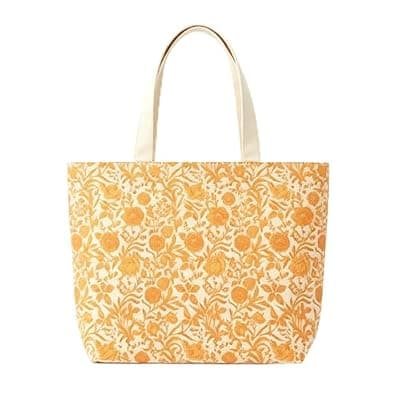 [J.Corrine] J.Corrine Large Aesthetic Canvas Tote Bag with Zipper, Inner Pocket & Key Hook - Reusable Shoulder Bag for Work & Travel