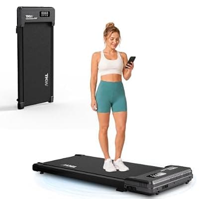 [TKWRUN] Walking Pad with Vibration Plates, 3 in 1 Walking Vibration Pad, Walking Pad with Incline, Under Desk Walking Pad with Remote Control and LED Display for Home Small Space