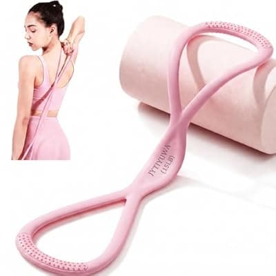 [JYTIYUWA] Resistance Bands with Handles,Figure 8 Resistance Band Elastic Fitness Bands Exercise Band for Home Yoga Gym Workout