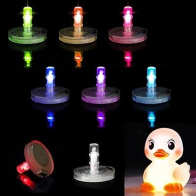 [Generic] Light Up Rubber Duck Plug, 16 Colors Changing LED Interior Car Light for Jeep Dashboard Universal Fit for Most Vehicles (Excluding Rubber Duck) (6)