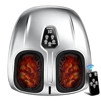 [Musugy] Musugy Foot Massager with Heat and Compression 2026 Upgraded Shiatsu Style | Comfortable Combination of Heat, Kneading, Vibration & Compression,for Plantar Fasciitis & Neuropathy