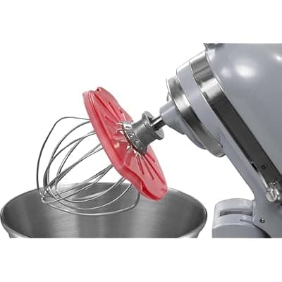 [WHISK WIPER] Whisk Wiper® PRO for Stand Mixers - Mix Without The Mess - The Ultimate Stand Mixer Accessory - Compatible With KitchenAid Tilt-Head Stand Mixers - 4.5qt, 5qt (Color: Red)