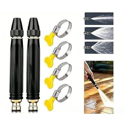 [Generic] 2026 Upgraded High Pressure Water Gun, Home High Pressure Car Wash Water Gun with Adjustable Spray Patterns for Car Washing, Watering Plants (2PCs)