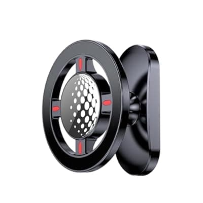 [Arsatbs] Arsatbs Magnetic Golf Cart Phone Holder, N55 Strong Magnetic Mount, 1-Second Snap-On, 360° Rotation, Compatible with MagSafe iPhone & Android Phones, Fits EZGO Club Car Yamaha, Golf Accessories Gift
