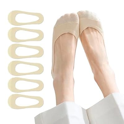 [FooGuila] FooGuila No Show Socks Womens For Flats, Seamless Footies No See Invisible Low Cut Liner loafer Socks