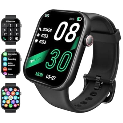 [mamidomo] mamidomo Smart Watches for Women Men with Bluetooth Call, 2.01" HD Fitness Tracker Smartwatch for Android iPhone, Heart Rate Sleep Monitor, 110+ Sports Modes, Activity Tracker with Step Counter