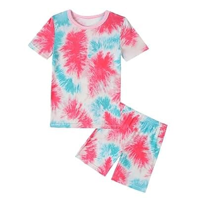 [Joonberry] Joonberry Toddler Kids Soft Bamboo Viscose Long Sleeve Top and Pants Cloth Set–2-Piece 2-8Y Boys Girls Outfit