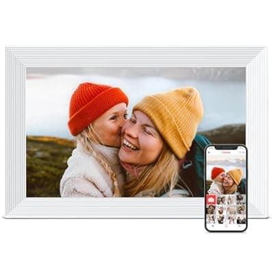 [FLYRUIT] Digital Picture Frame, 10.1 inch Frameo Digital Frame WiFi, 1280 * 800 IPS HD Touchscreen, 32GB Storage, Instant Share Pictures Video, Smart Photo Frame Electronic, Gifts for Mom, House Warming