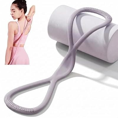[JYTIYUWA] Resistance Bands with Handles,Figure 8 Resistance Band Elastic Fitness Bands Exercise Band for Home Yoga Gym Workout