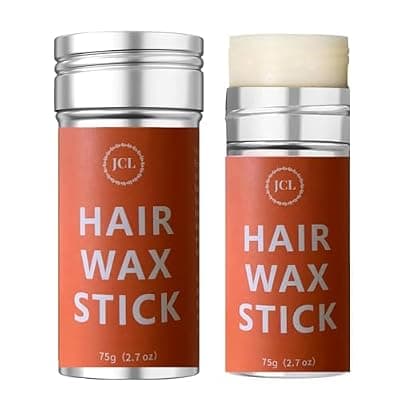 [JCL] JCL Hair Wax Stick, 2PCS Wax Stick for Hair Slick Stick, Hair Stick Wax for Flyaways Slick Back Hair Stick Hair Gel Stick Non-greasy Wax Hair Stick Pomade Stick for Fly Away & Frizz Hair