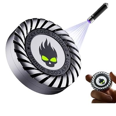 [berotok] 3-in-1 Metal Fidget Spinner - Professional EDC Haptic Slider & Gear Clicker - Heavy Duty Stainless Steel Stress Relief Toy with Silent R188 Bearing - Desk Gadget for ADHD Focus, Anxiety & Sensory Play