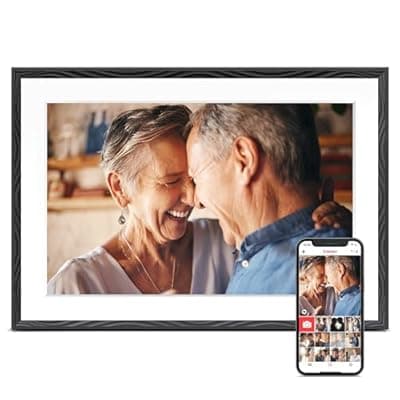 [Pastigio] Digital Picture Frame, 10.1'' Frameo Digital Frame Wifi, 32GB Memory, 1280*800 HD Touch Screen Digital Photo Frame, Wall Mountable, Auto-Rotate, Share Instantly, Wedding, Birthday Gifts for Women, Mom