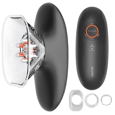 [Zelvory] Zelvory 3-in-1 Body Sculpting Machine with Vacuum, Microcurrent & Red Light | For body sculpting routines and massage care for arms, legs, waist and belly at home or after workouts.