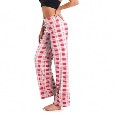 [TNNZEET] TNNZEET Women's Wide Leg Pants - Casual Loose Yoga Trouser Pants Sweatpants Palazzo Lounge Pajama Pants