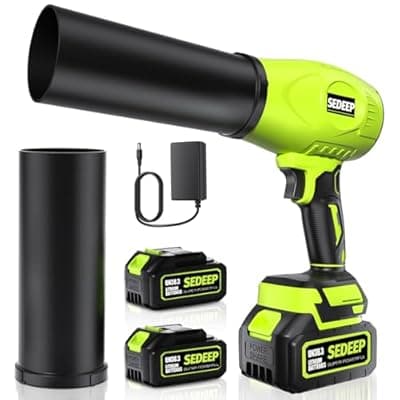 [Sedeep] Sedeep Leaf Blower Cordless with Battery and Charger, 980,000 RPM, Extended Nozzle, Lightweight Handheld,Blower for Patio Cleaning,Leaves and Dust,Birthday Gifts for Men Dad Husband for Home3