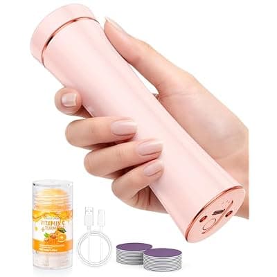 [Incamity] Electric Foot Callus Remover Rechargeable, Portable Electronic Foot File Pedicure Tools, Waterproof Foot Scrubber File, Professional Pedicure Kits, Foot Care for Dead Skin Ideal Gift