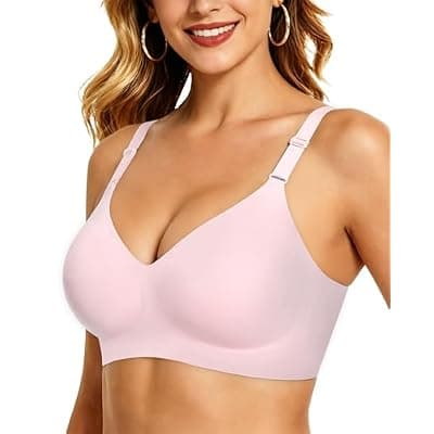 [HORISUN] HORISUN Comfortable Seamless Full Coverage Bra for Women Wireless Bras with Soft Support Regular and Plus Size