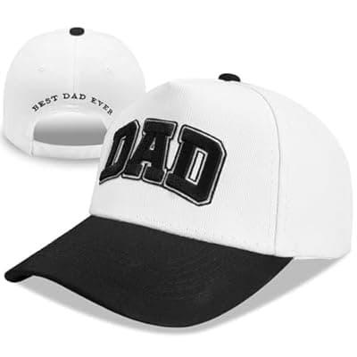 [ZVUZVO] Embroidered Dad Hats for Men, Dad Gifts, Best Dad Ever Baseball Cap