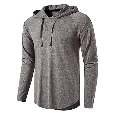 [MUSE FATH] MUSE FATH Men's Long Sleeve Athletic Performance Lightweight Hoodie Sweatshirts