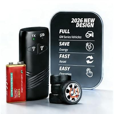 [VEHLIVE] TPMS Relearn Tool for GM Tire Sensor,EL-50448 Compact Version VEHLIVE SU-50448,Tire Pressure Monitoring System Activation Reset Tool,TPMS Programming Tool for More GM Vehicles (with Battery)