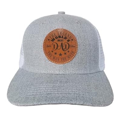 [QSANQEN] QSANQEN Dad Hat Dad Gifts from Daughter Son Wife for Men Father's Day Birthday Gift Baseball Cap Trucker Hat for Dad