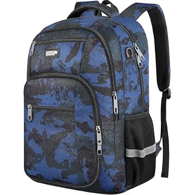 [Jiefeike] Jiefeike Laptop Backpack for Men, Large Travel Backpack TSA Friendly Anti Theft Backpacks Water-Resistant Bag Daypack for Work, 17.3inch Approved Computer Bookbag & Notebook