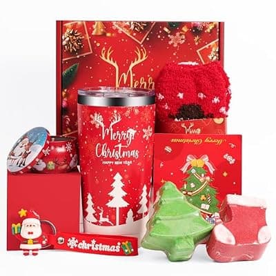 [Oukuok] Birthday Gifts for Women,Spa Gifts Baskets for Women,Relaxation Self Care Kit,Care Package Box for Women,Giftware Idea for Mom,Wife,Friends,Sister,Daughter