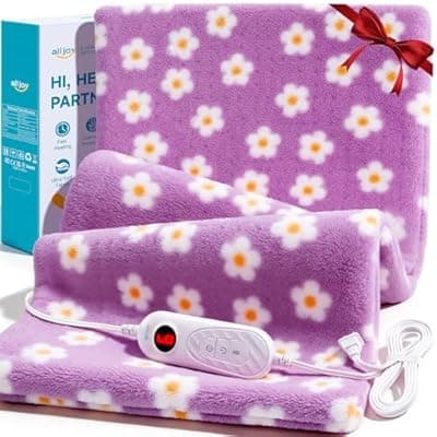 ALLJOY King Size Heating Pad for Back Pain Relief, 33”x 17” Extra Large Heating Pad for Period Cramps, FSA Eligible HSA, Portable Heat Pad for Neck and Shoulders, Birthday Gifts for Women Men Mom Dad