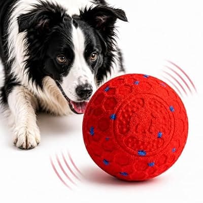 [Wagorific] Wagorific Interactive Dog Ball for Medium & Large Dogs, Automatic Moving Dog Toy with Motion Activation, USB Rechargeable Self Rolling Ball for Boredom Relief, Indoor Exercise & Independent Play