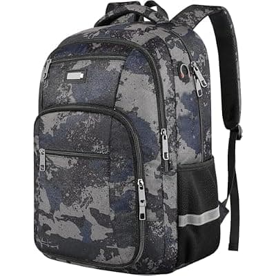 [Jiefeike] Jiefeike Laptop Backpack for Men, Extra Large Travel Backpack TSA Friendly Anti Theft Water-Resistant Bag Daypack for Work, Daily Computer Bookbag Fits 17 Inch Laptop Backpack