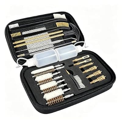 [BESWON] BESWON Universal Handgun Cleaning Kit Pistol Cleaning Kit for .22 .357/.38 .40 .45 Caliber 9mm Gun Cleaning Kit Gun Brush Tools with Carrying Case